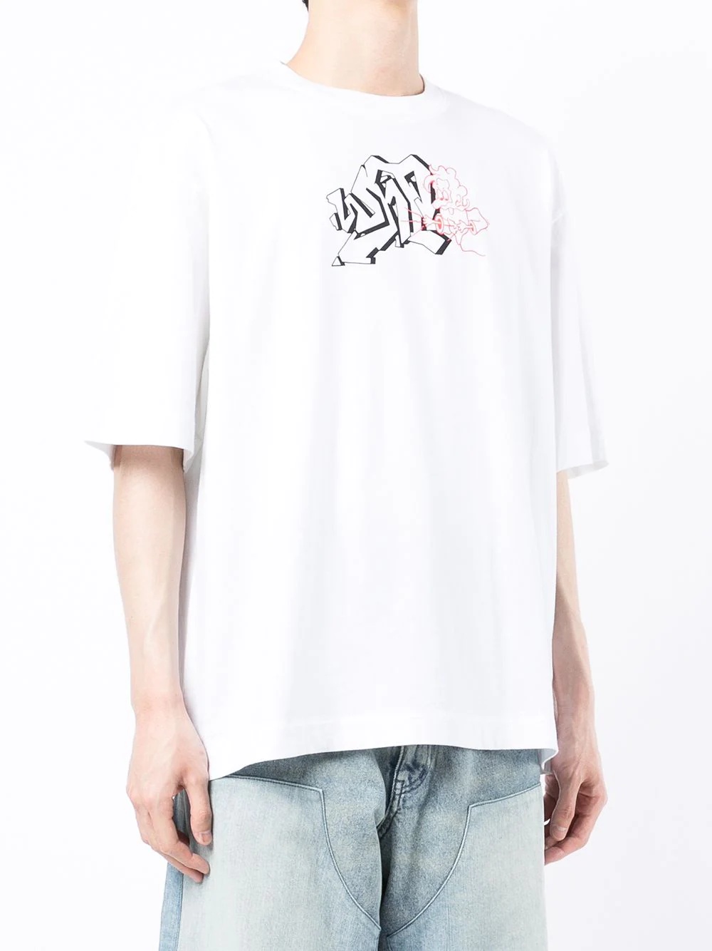 graphic-print T-shirt - 3