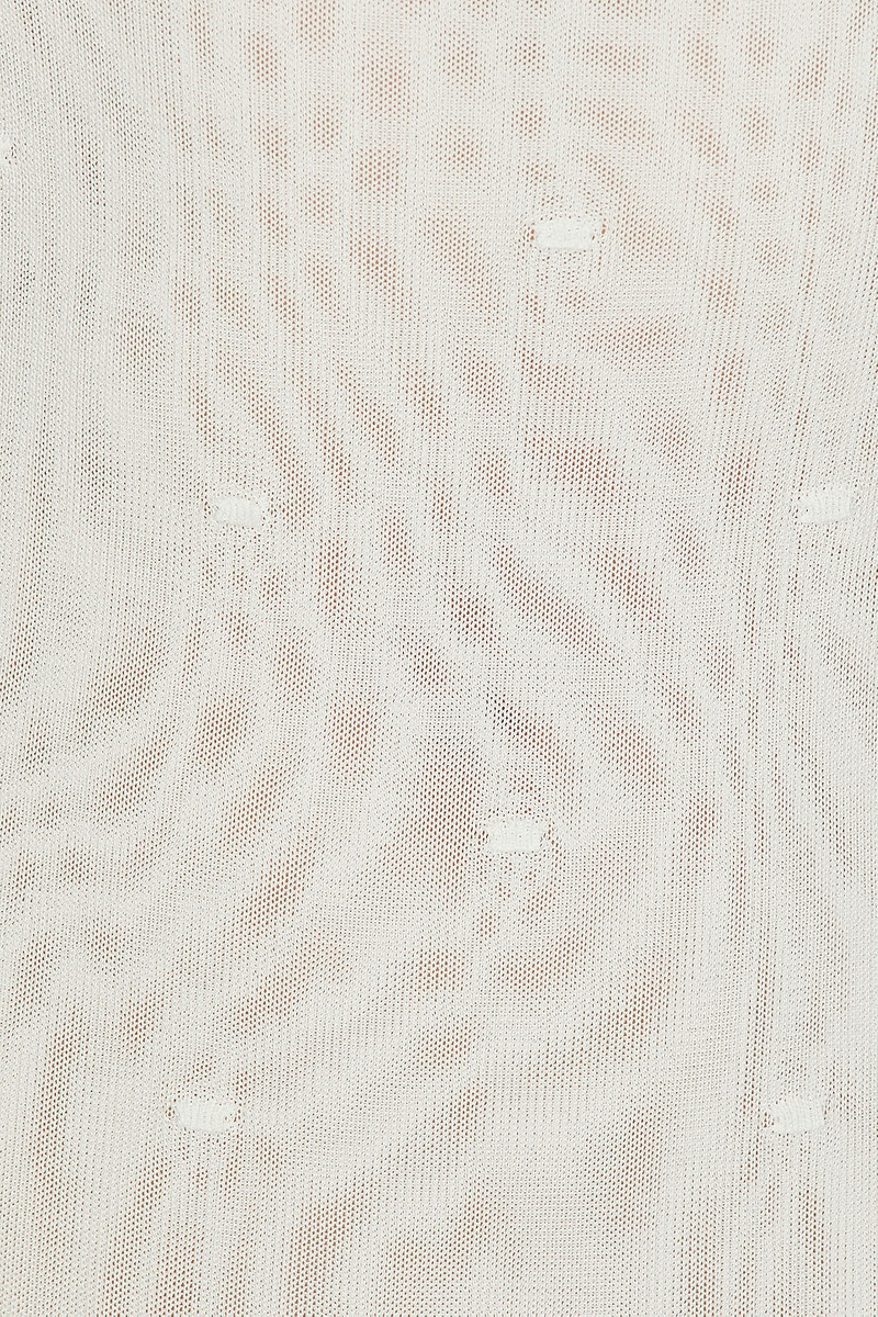 JACQUEMUS La Robe Maille Plumetis outlook