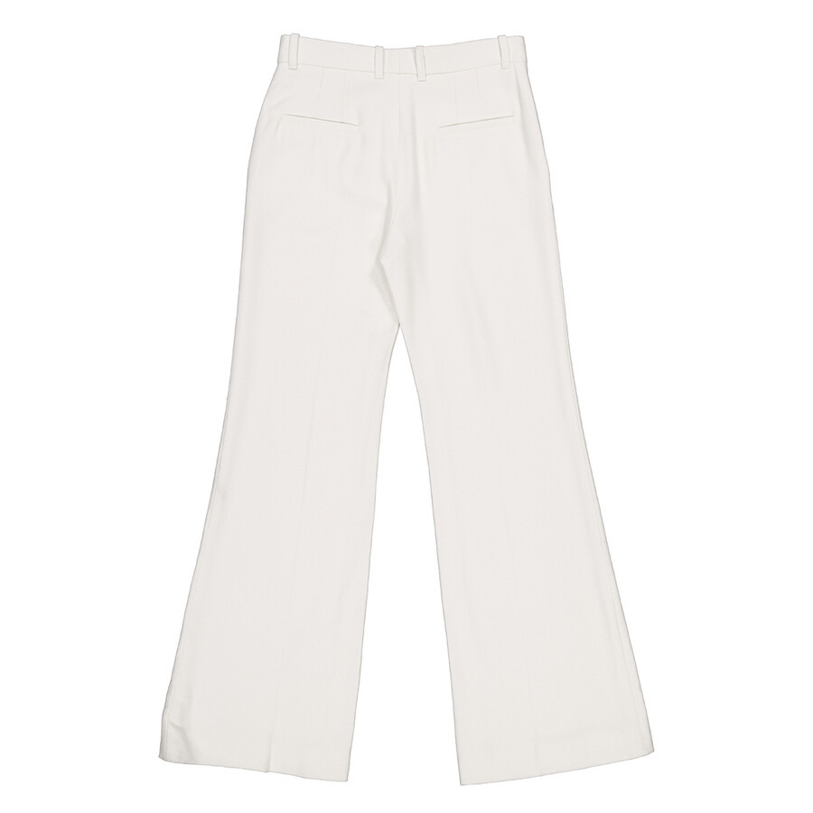Chloe Ladies Coconut Milk High-Waisted Flared Trousers - 2