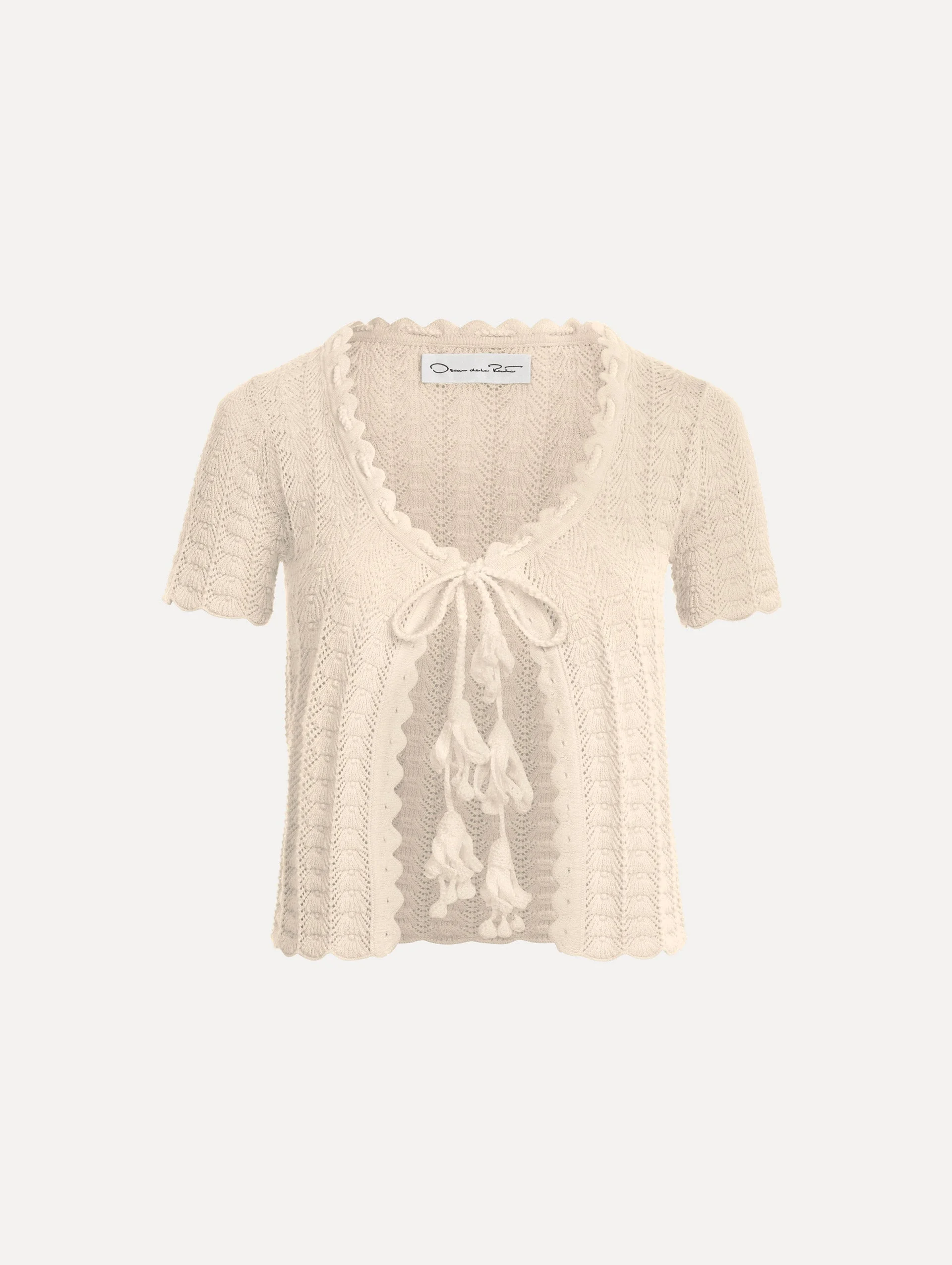 POINTELLE WEAVE CARDIGAN - 1