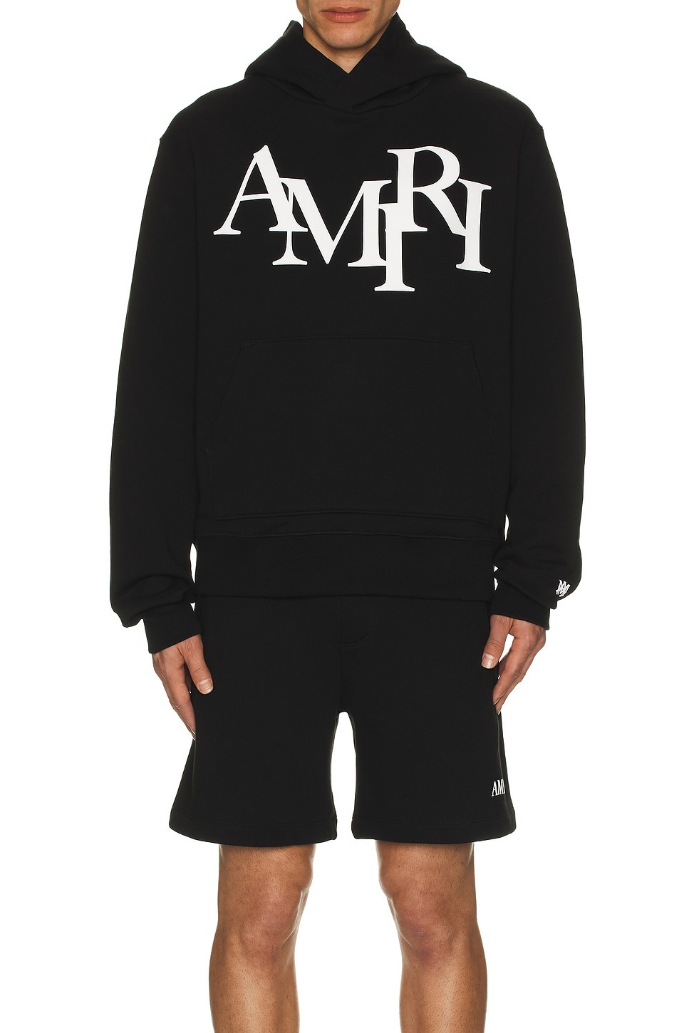 Staggered Logo Hoodie - 4