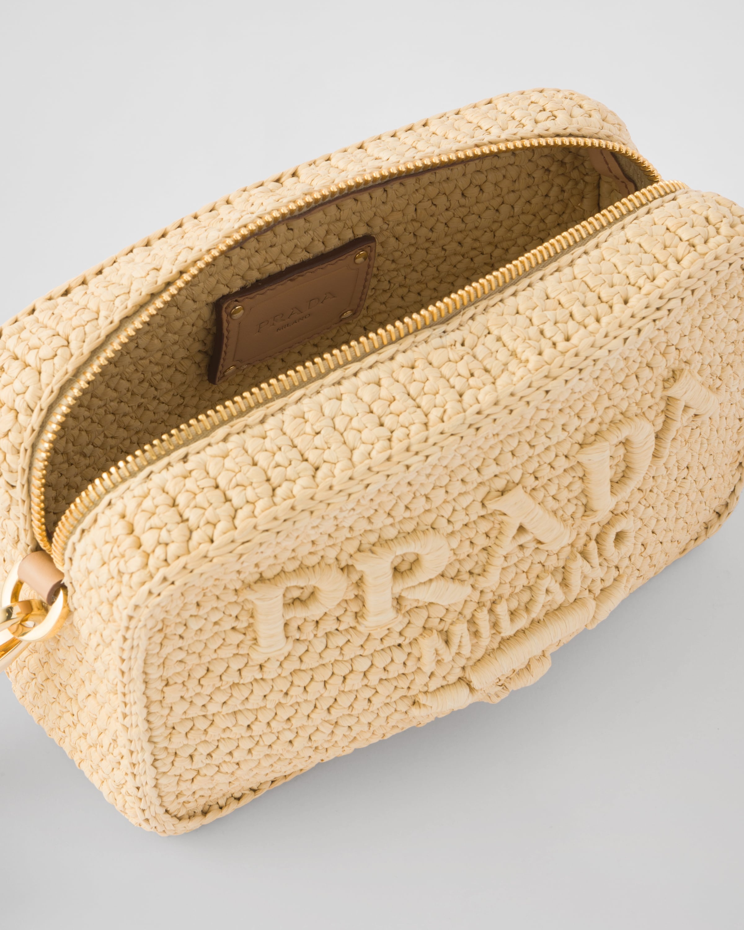 prada crochet shoulder bag