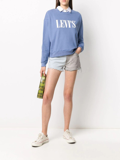 Levi's 501 two-tone denim shorts outlook