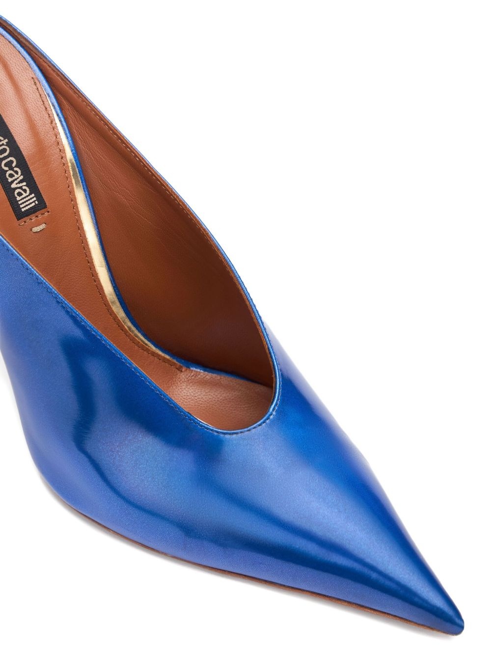 sleek pointed-toe mules - 4