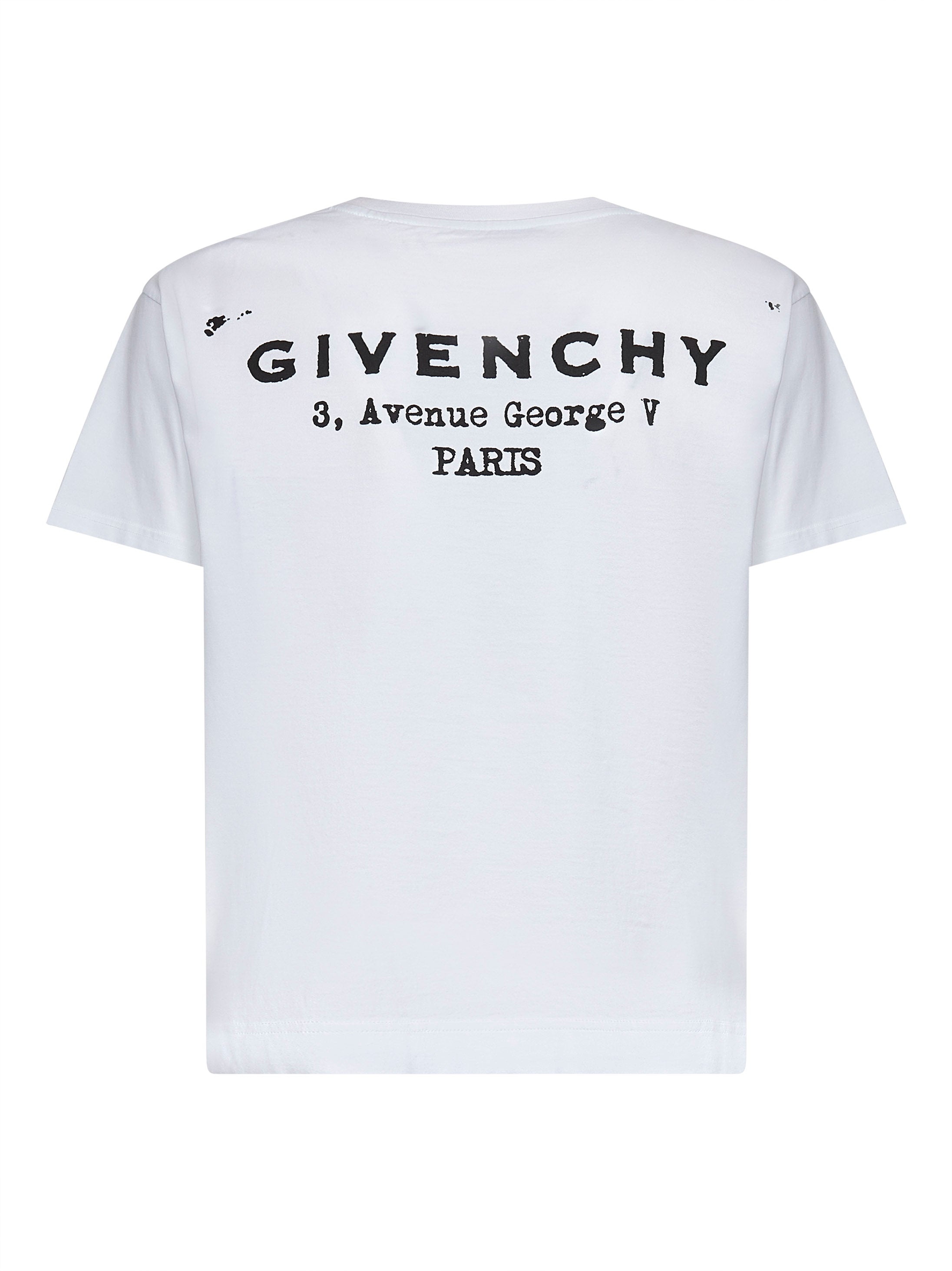 White cotton jersey crewneck T-shirt - 2