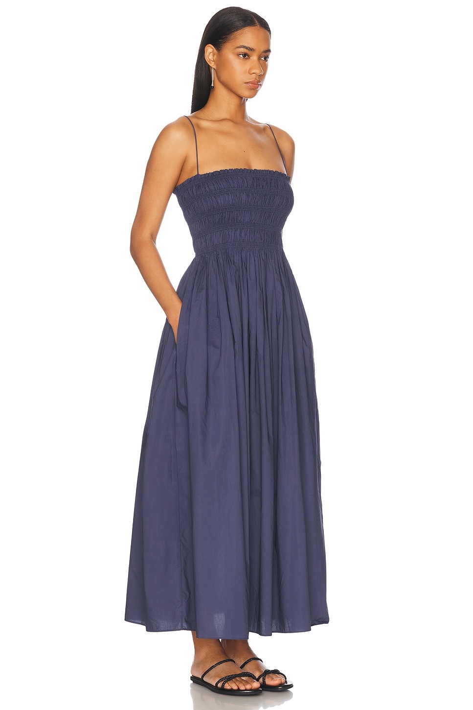 Shirred Bodice Dress - 2