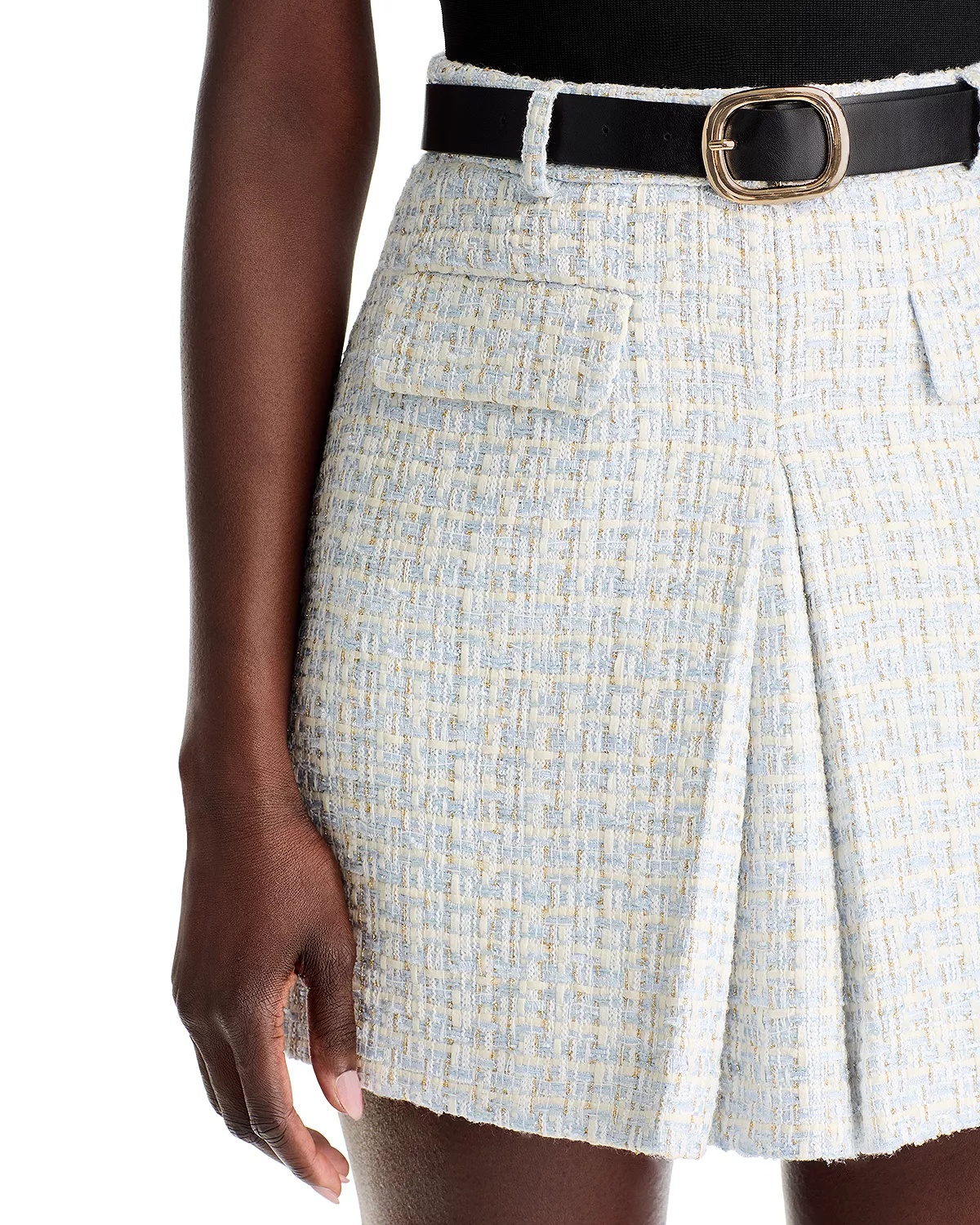 Tweed Mini Skirt - 5