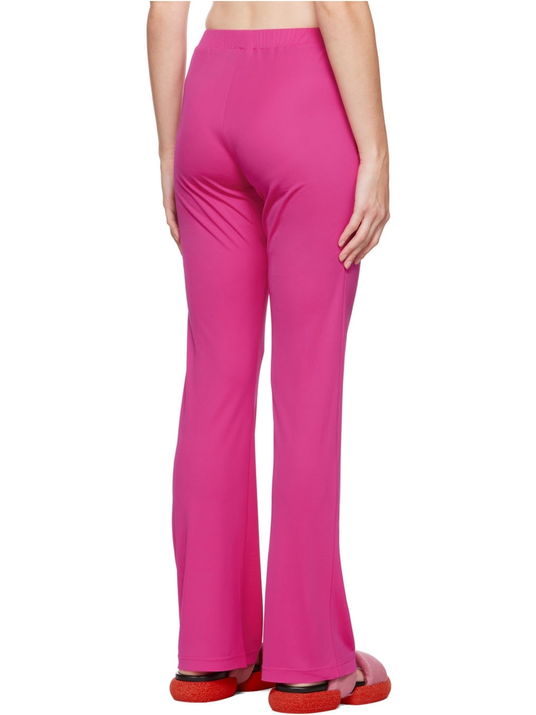 Pink Viscose Trousers - 3
