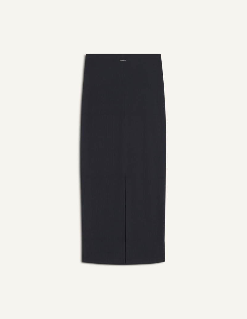 SOFT FINE RIB LONG SKIRT 3