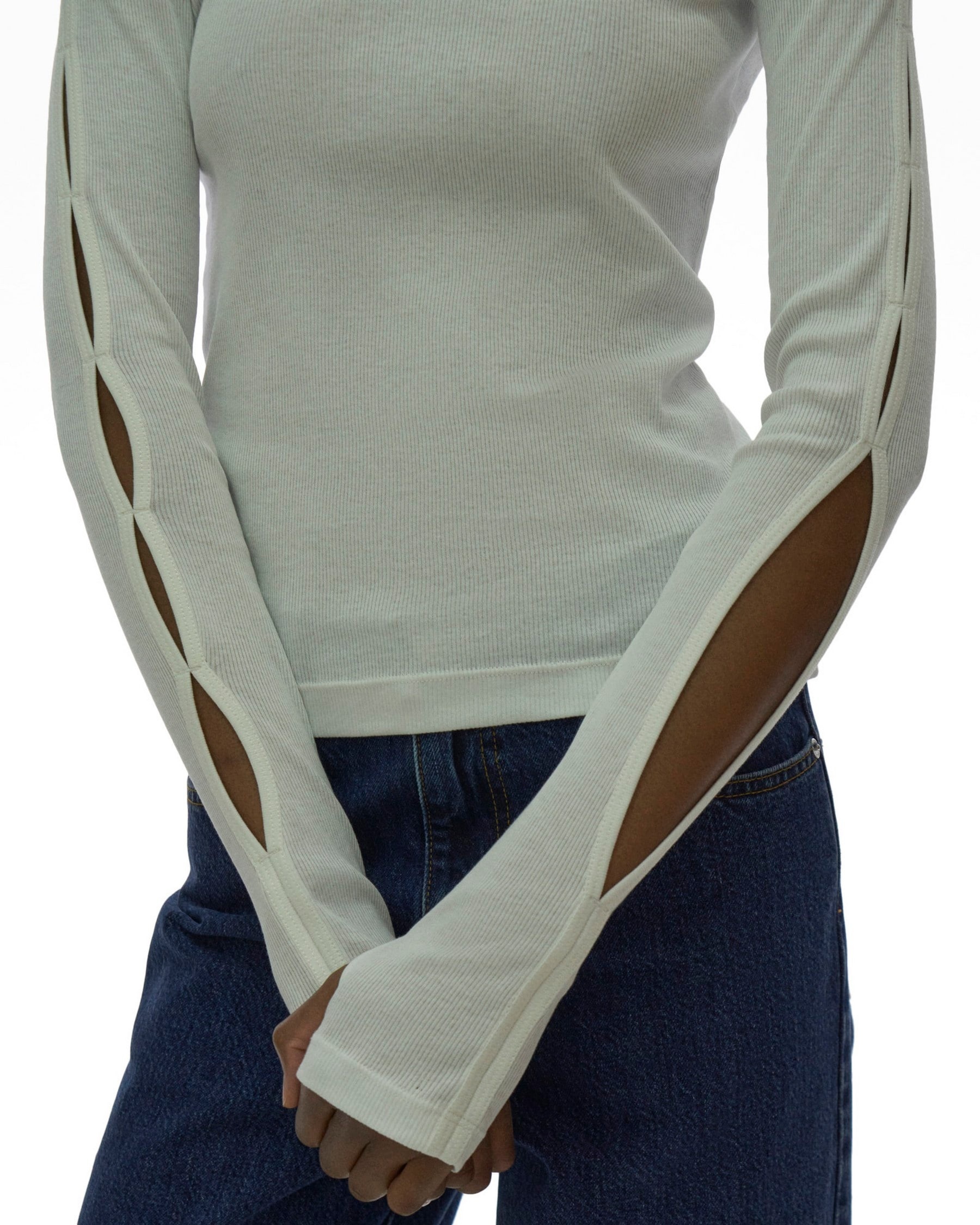 SLASH LONG SLEEVE TOP - 6