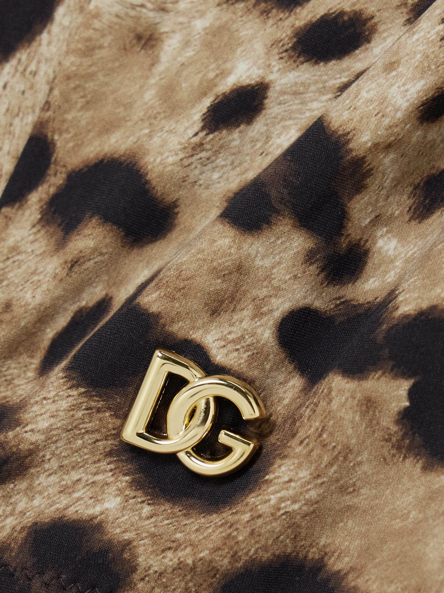 Embellished leopard-print underwired swimsuit Leopard print - 4