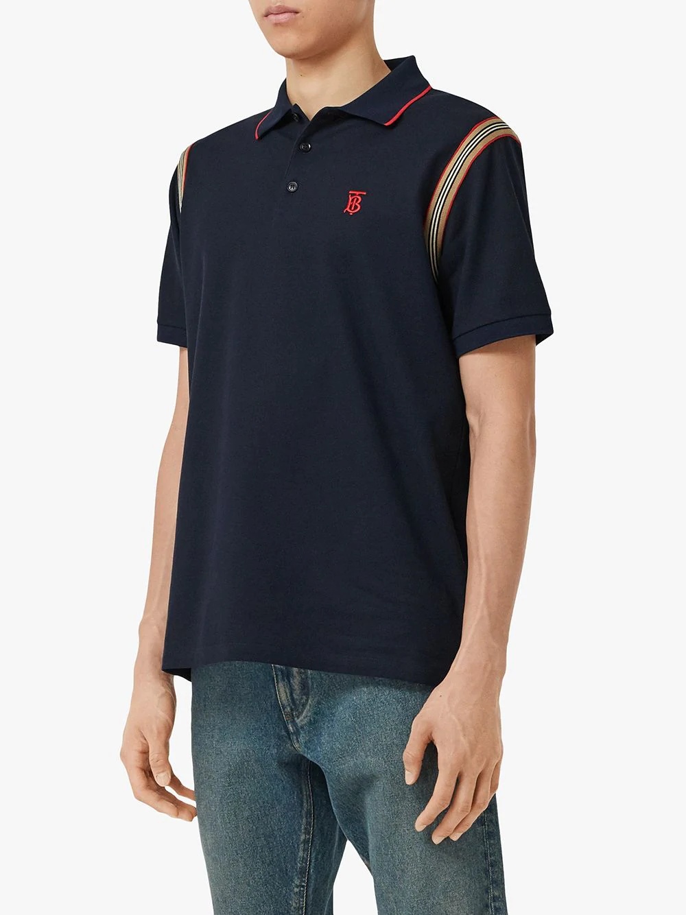 Icon Stripe-trim polo shirt - 3