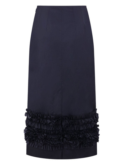 Molly Goddard Delia cotton midi skirt outlook