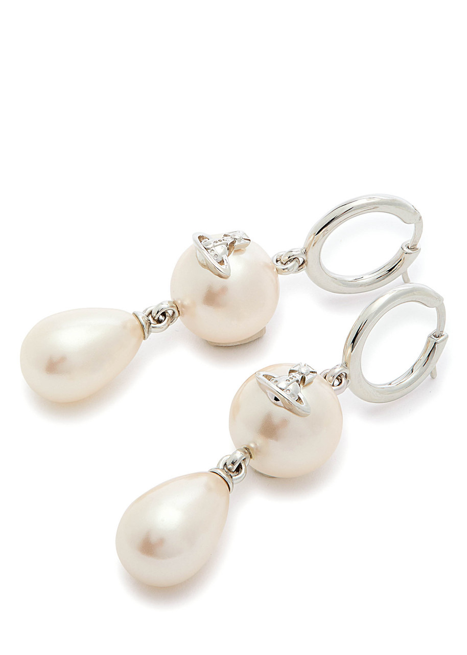 Vivienne Westwood Martha Faux Pearl-embellished Drop Earrings - 3