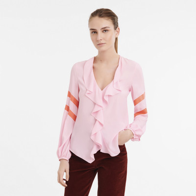 Longchamp Fall-Winter 2023 Collection Blouse Pink - OTHER outlook