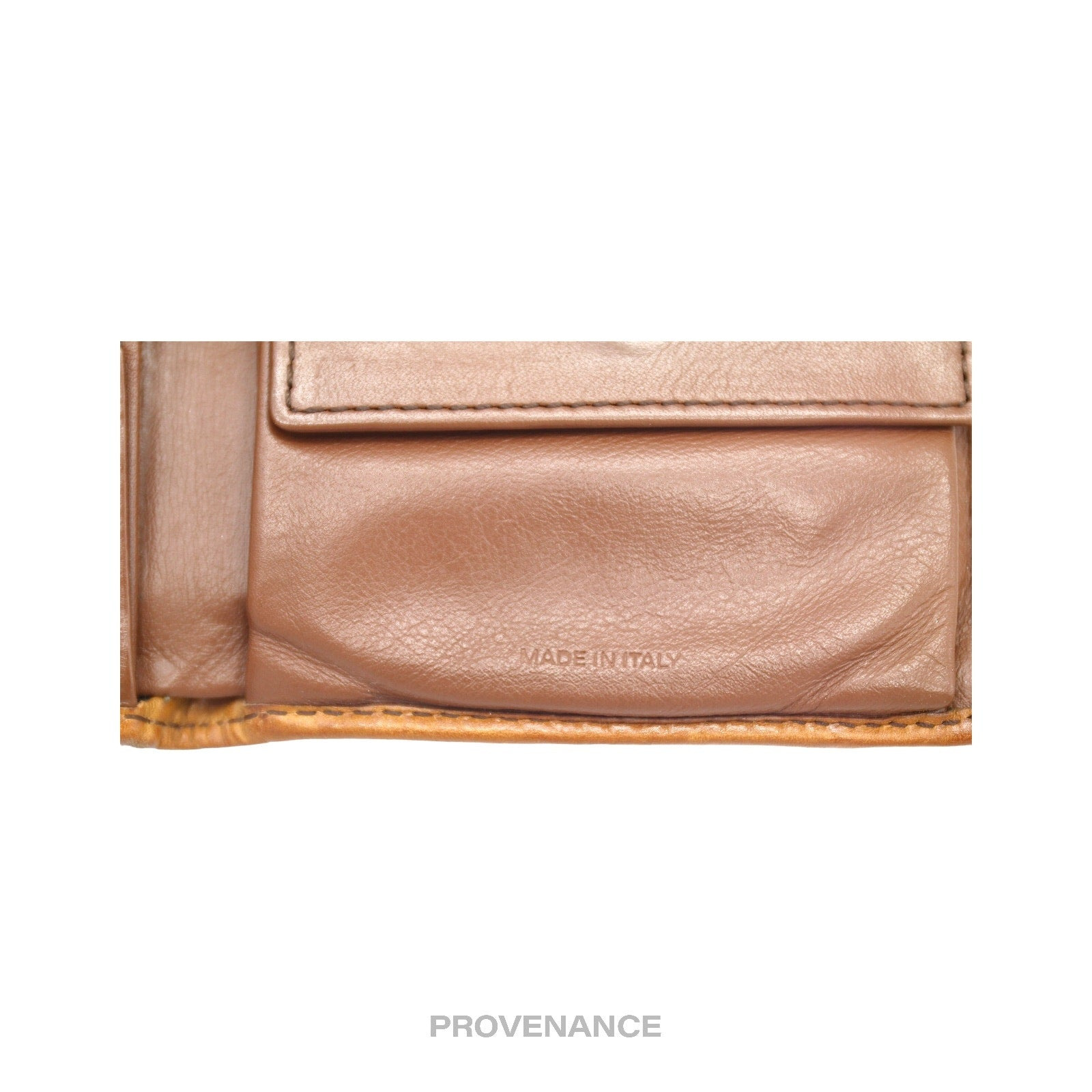 Burberry Nova Check Canvas Bifold Wallet - Brown Leather - 4