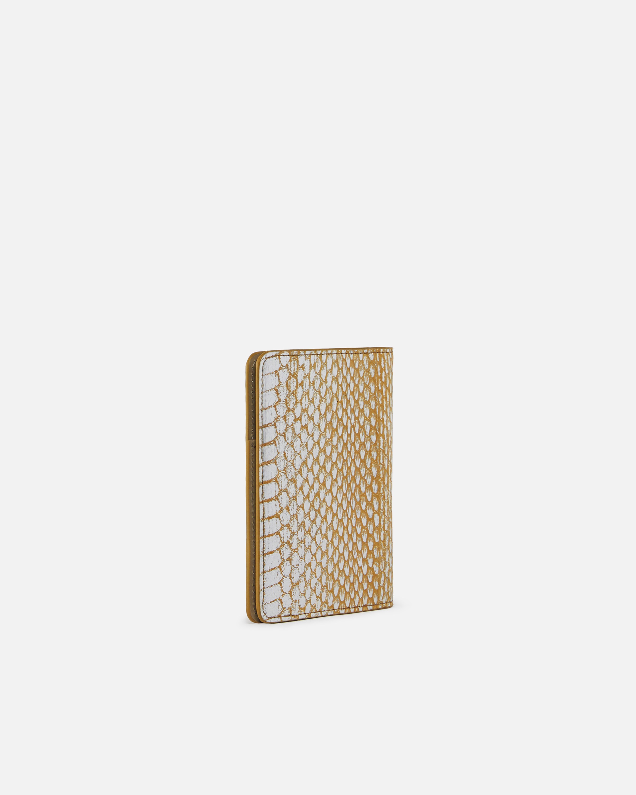 VINTAGE LAMINATED REPTILE PASSPORT HOLDER PINKO GALLERIA - 2