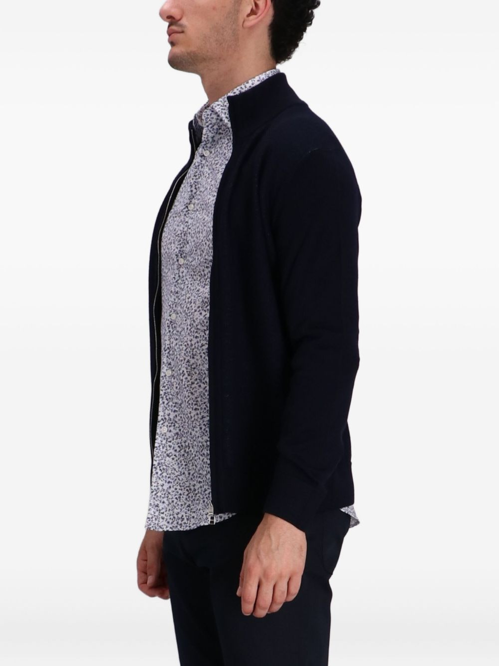 zip-up cardigan - 3