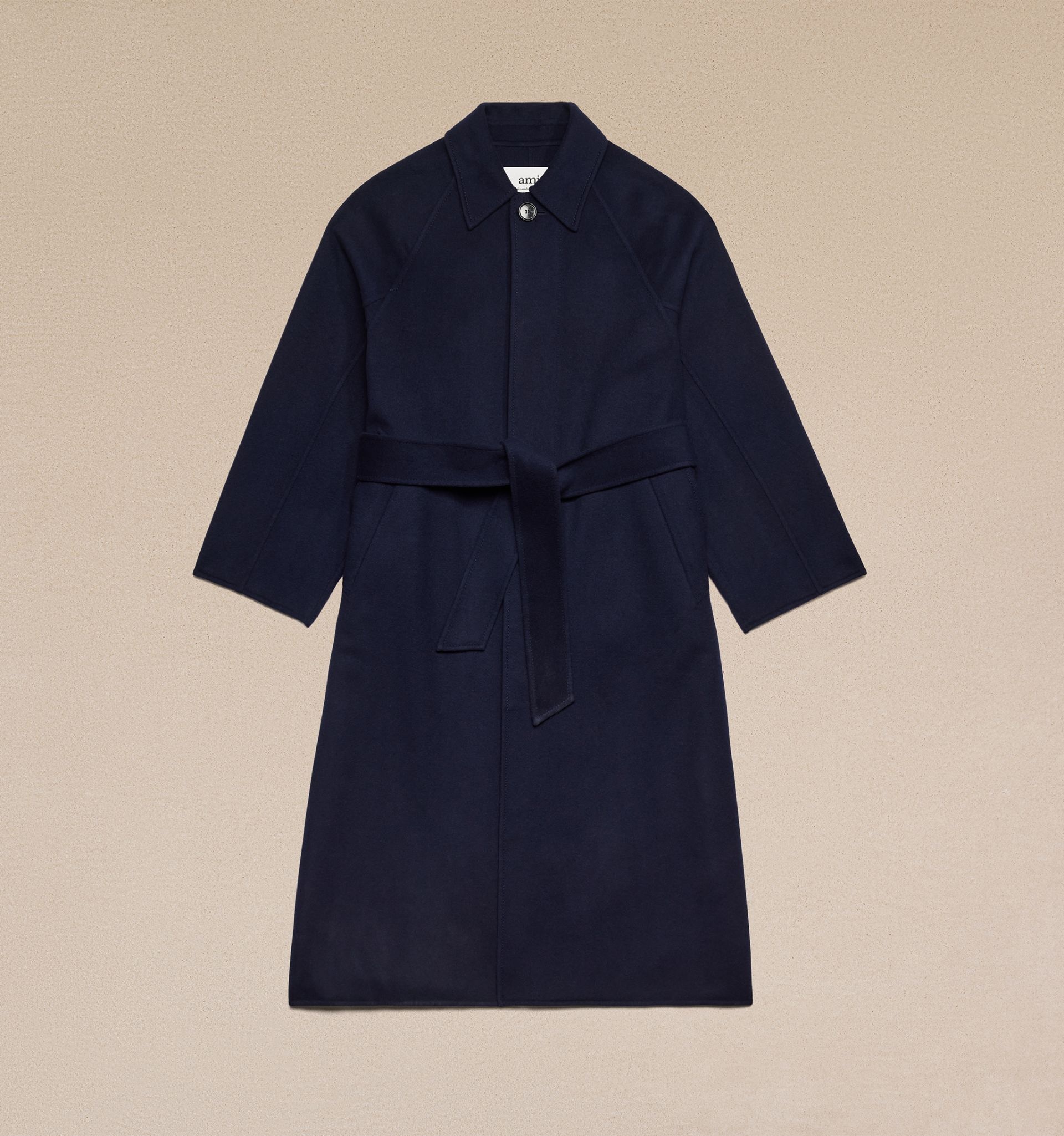 Long Belted Coat - 1