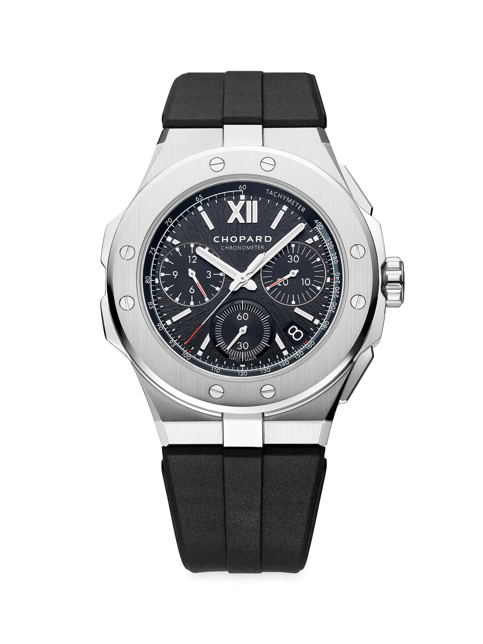 Women's Alpine Eagle Stainless Steel & Rubber Extra-Large Chronograph Watch - Steel - 1
