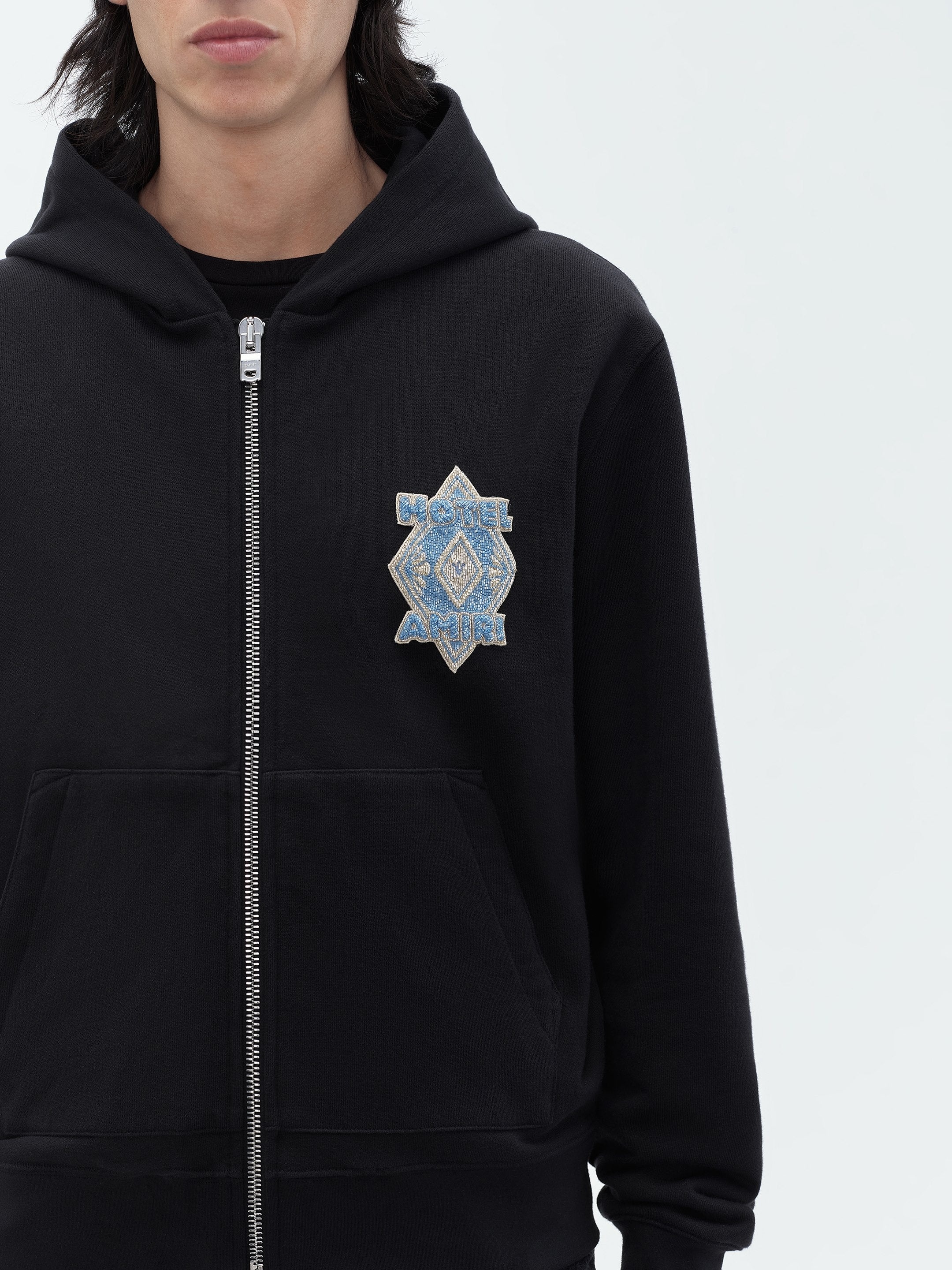 パーカー・フーディ AMIRI FELPA FULL-ZIP LOUNGE IN JERSEY 0400021719238?wid=900