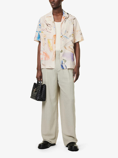 Paul Smith Vaycay graphic-print woven shirt outlook