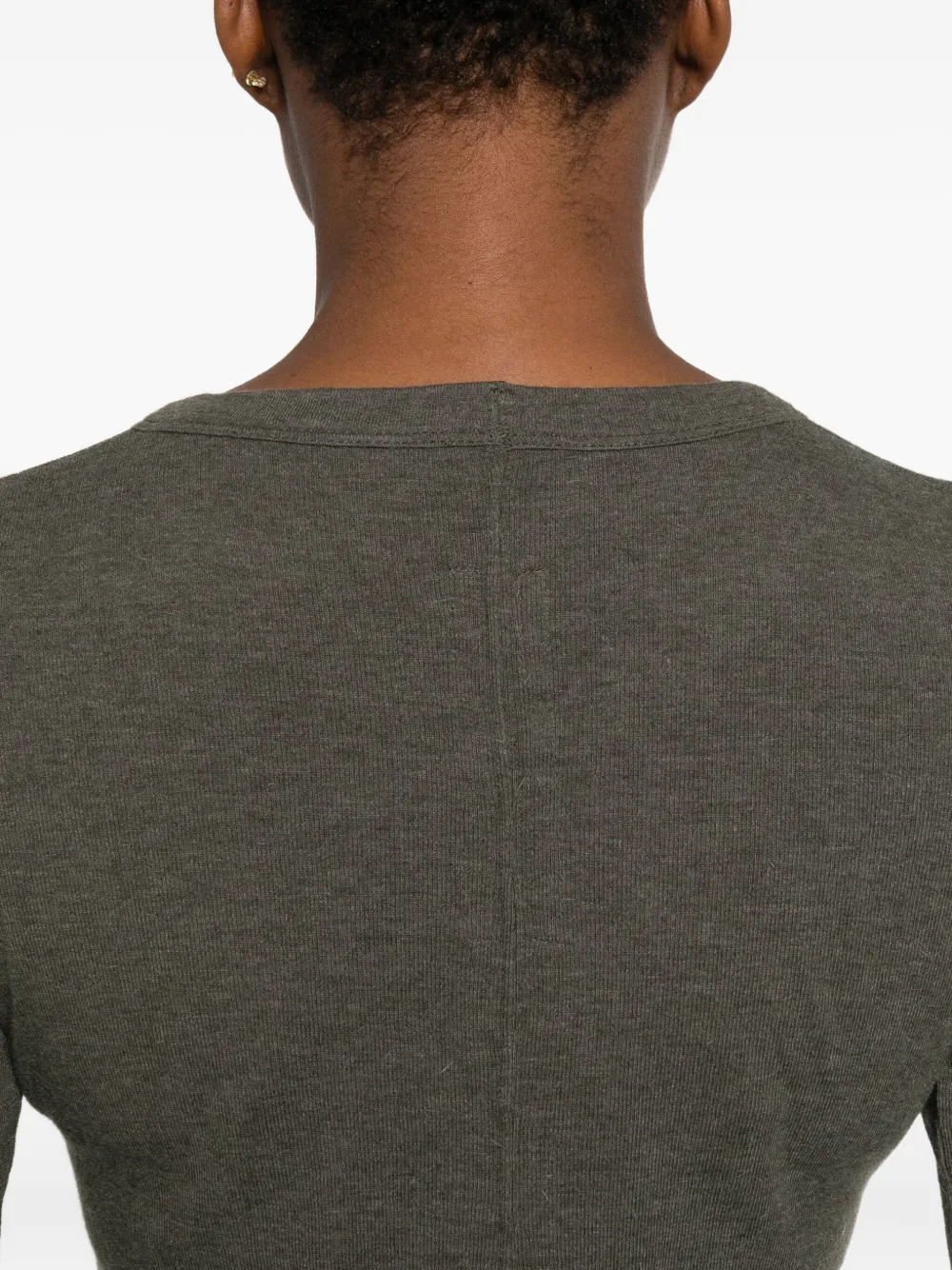 RICK OWENS - Women Abito Rib LS Dress - 4