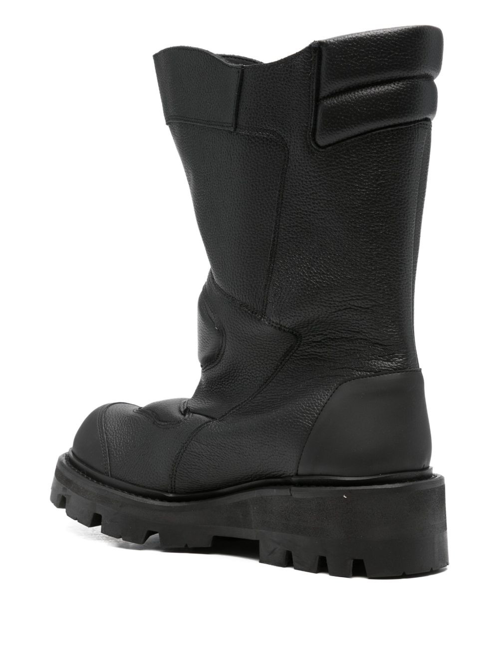 Aeon embossed leather high-shaft boots - 3