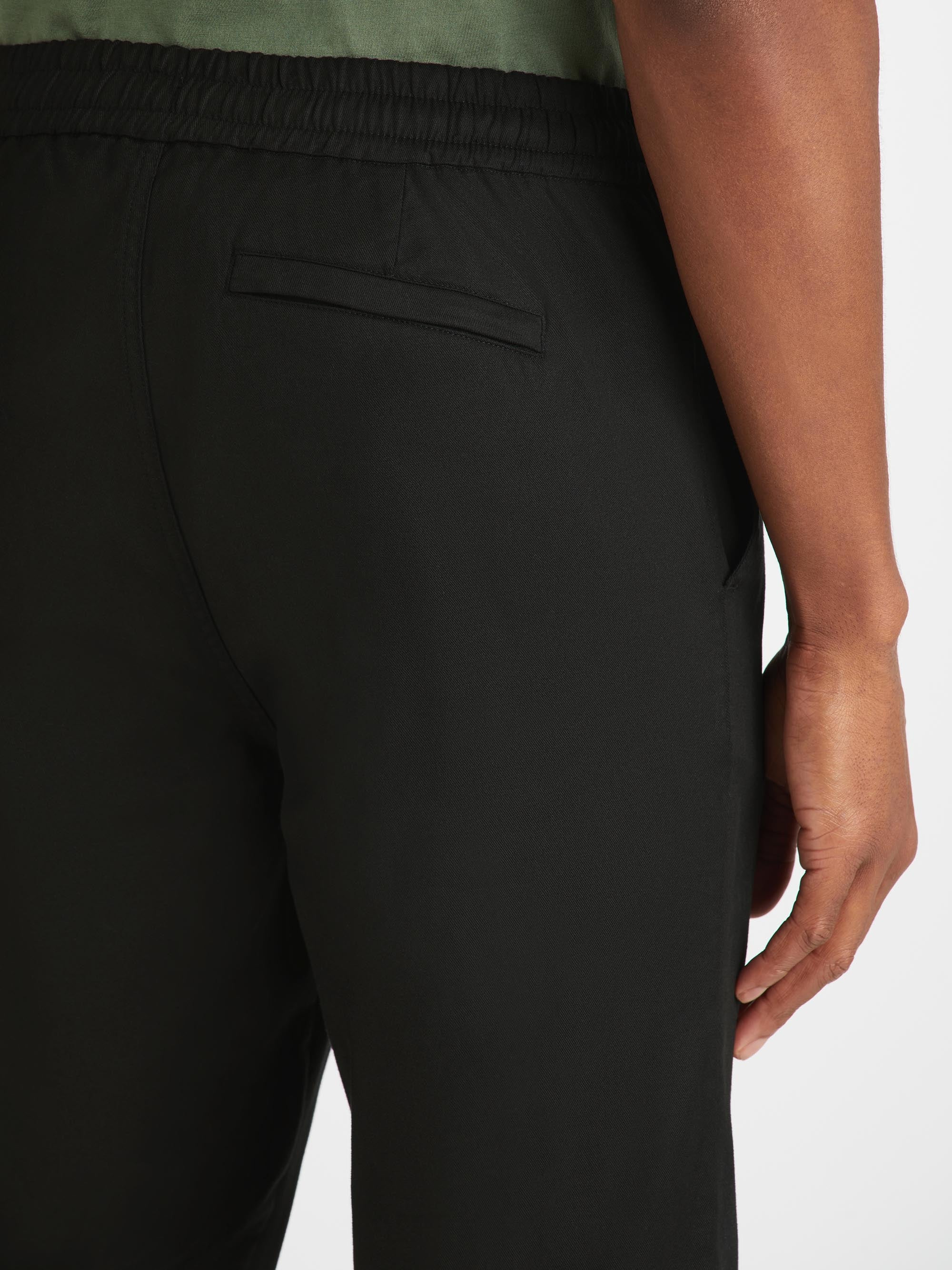 Men's Trousers Harris Lyocell Cotton Black - 6
