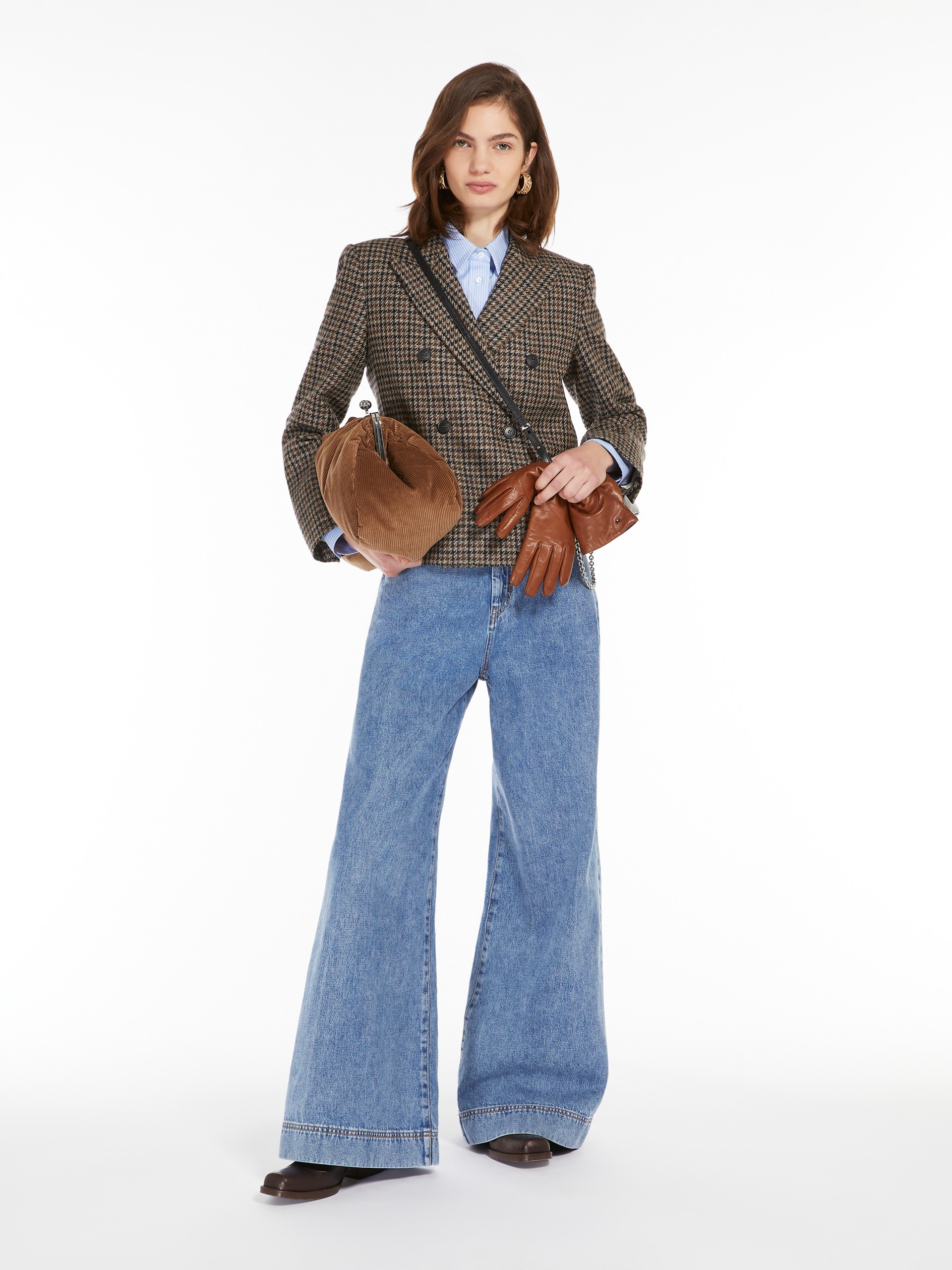 NAUSICA Wool-blend cropped jacket - 2