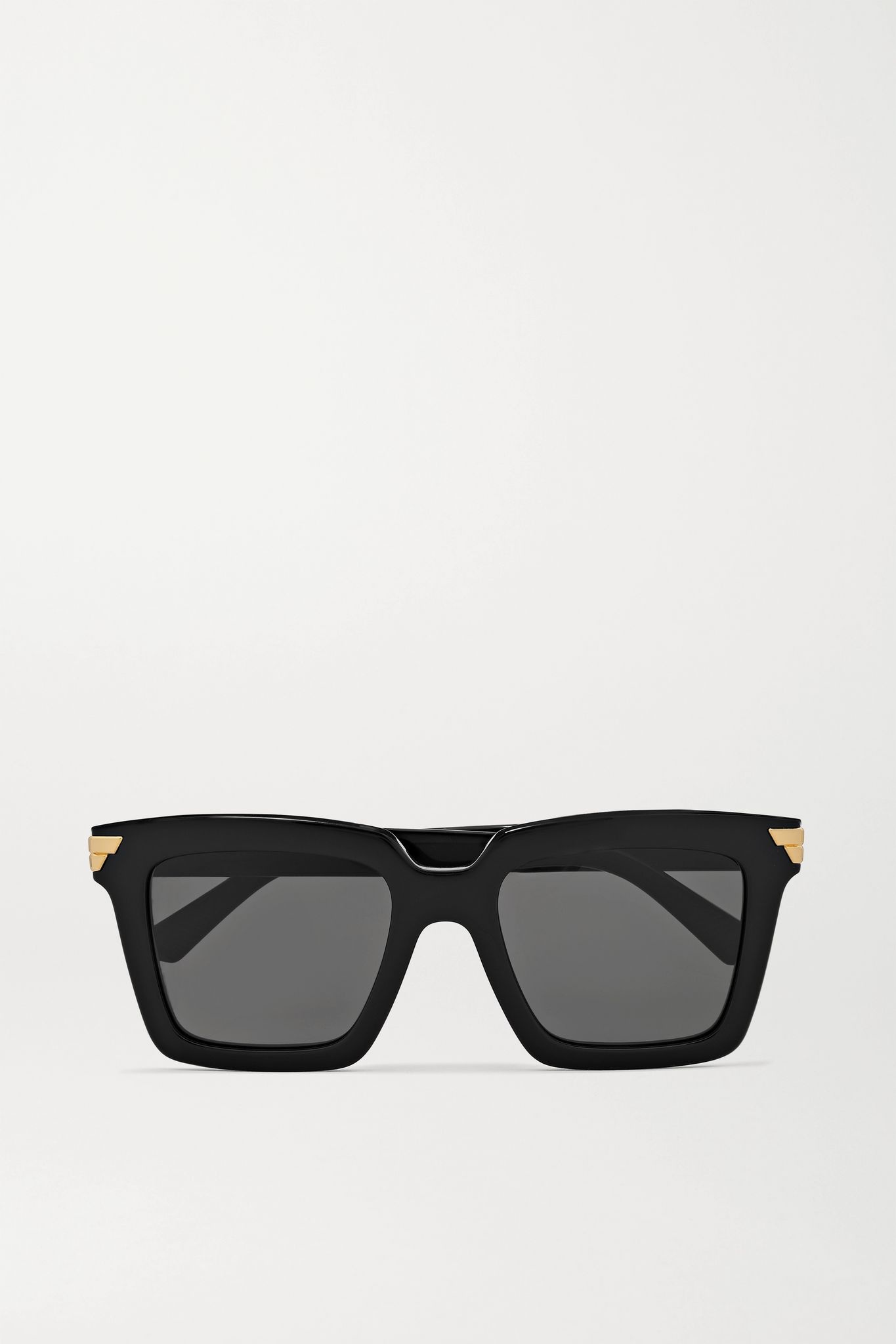 Oversized square-frame acetate sunglasses - 1