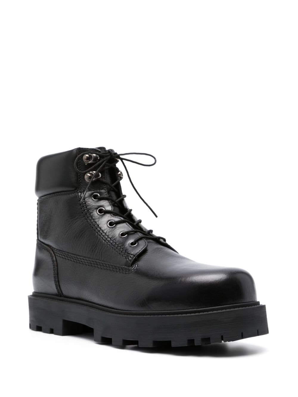 Show 4G-motif ankle leather boots - 2