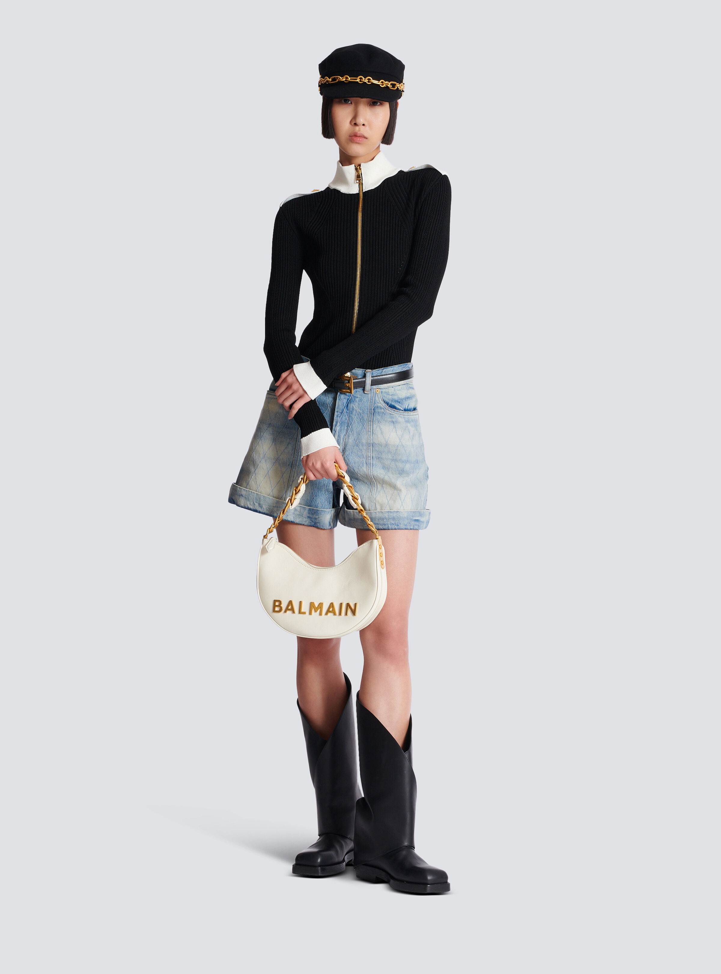 1945 Soft Moon crinkled calfskin leather bag - 2