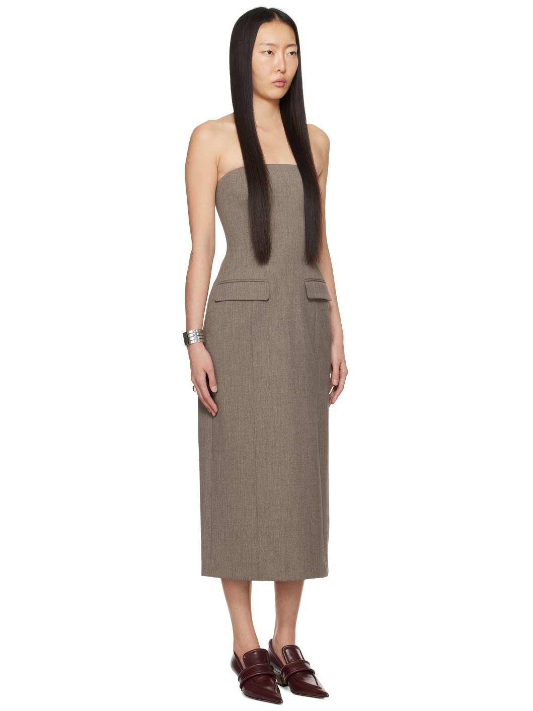Brown Callie Maxi Dress - 2