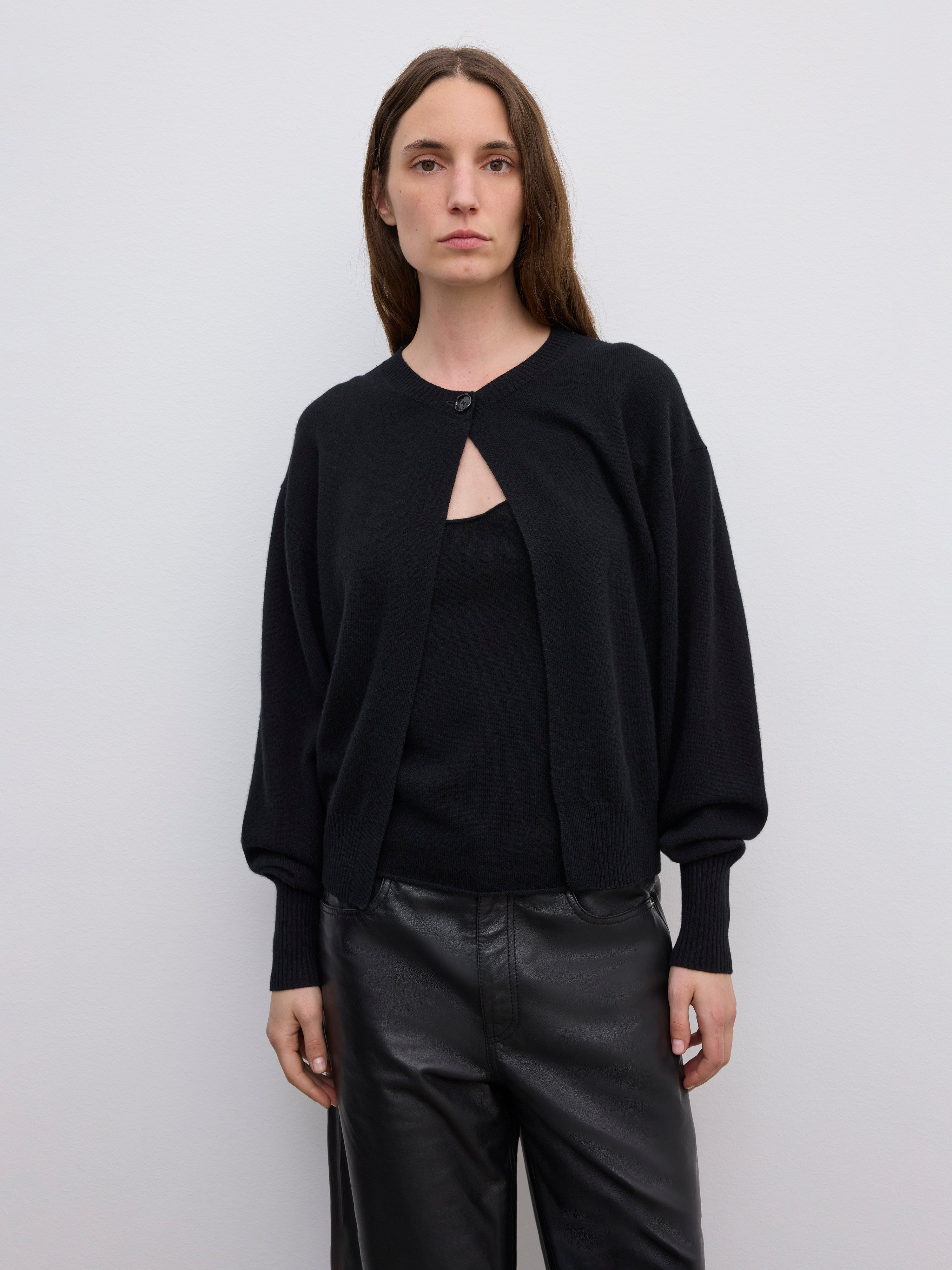 Single Btn Cardigan - 2