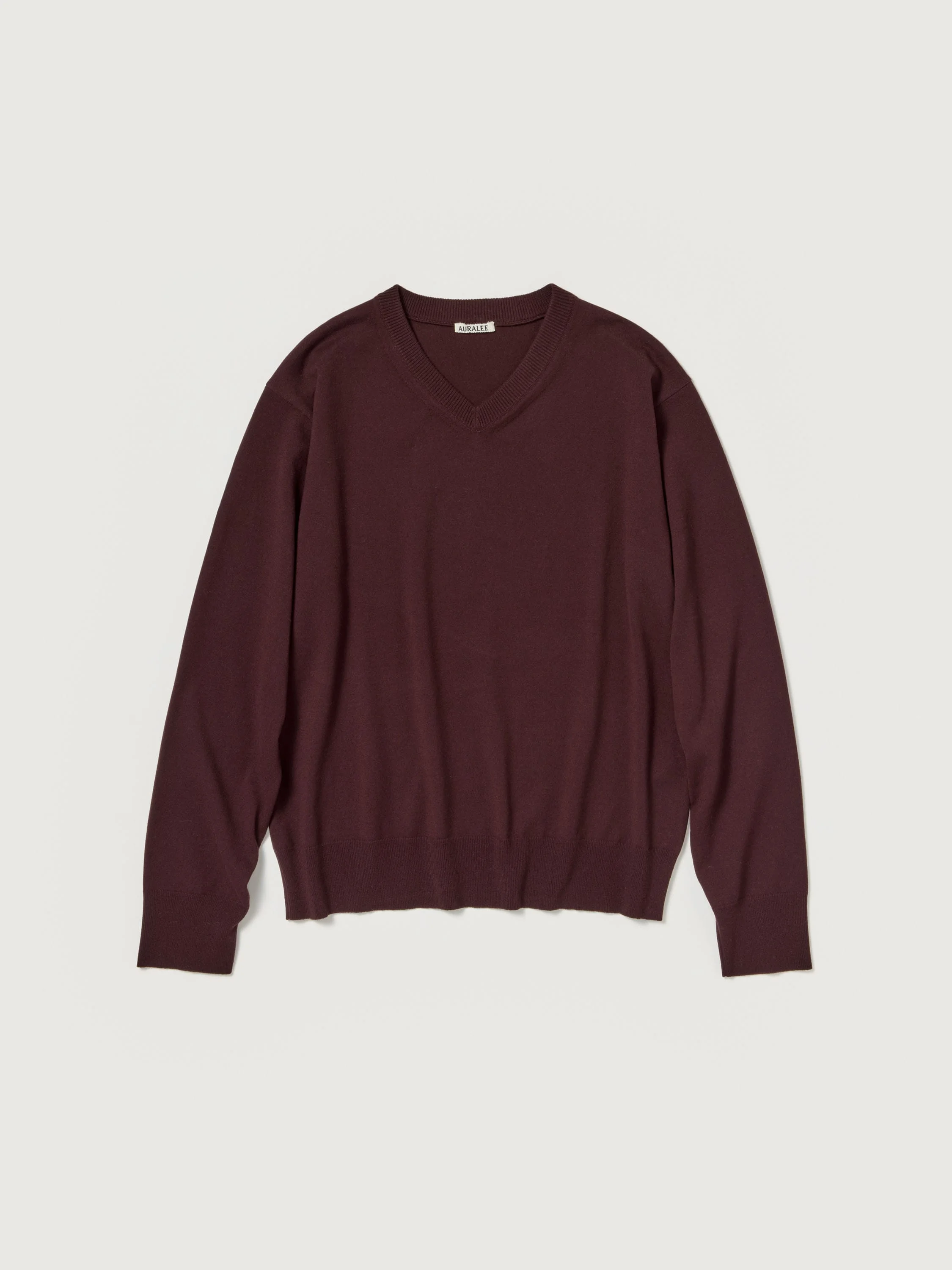 HIGH TWIST WOOL KNIT V-NECK P/O - 1