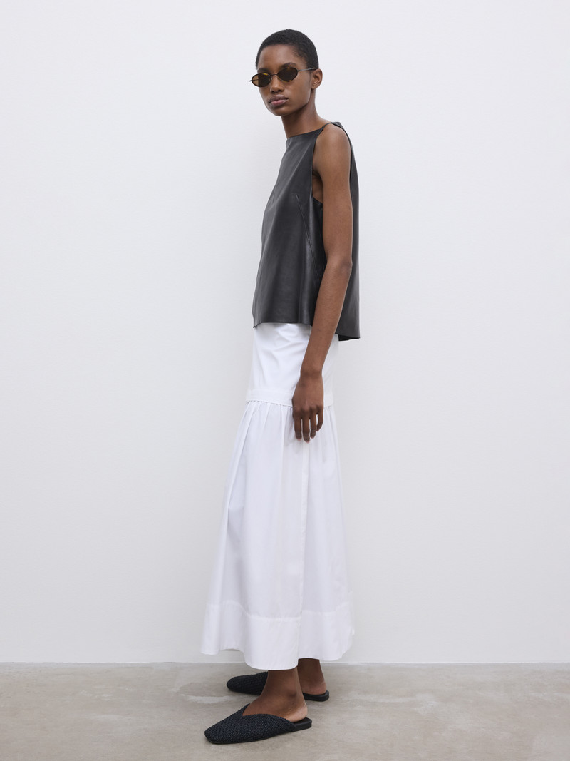 Cotton Maxi skirt 4