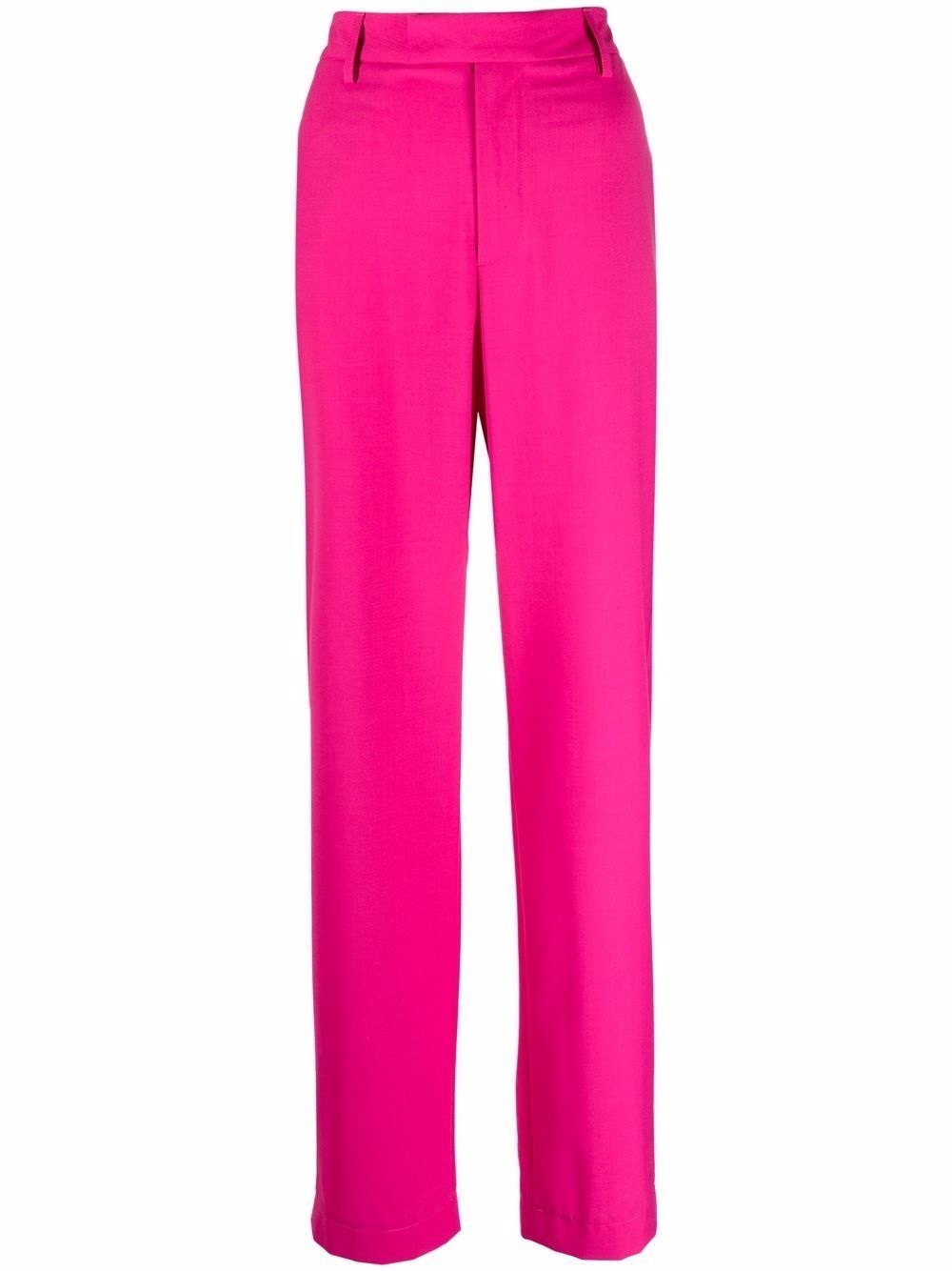 high-waisted tailored trousers - 1
