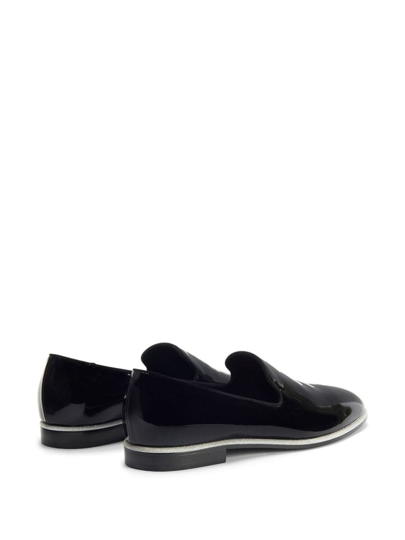 Vilbert patent-finish leather loafers 3