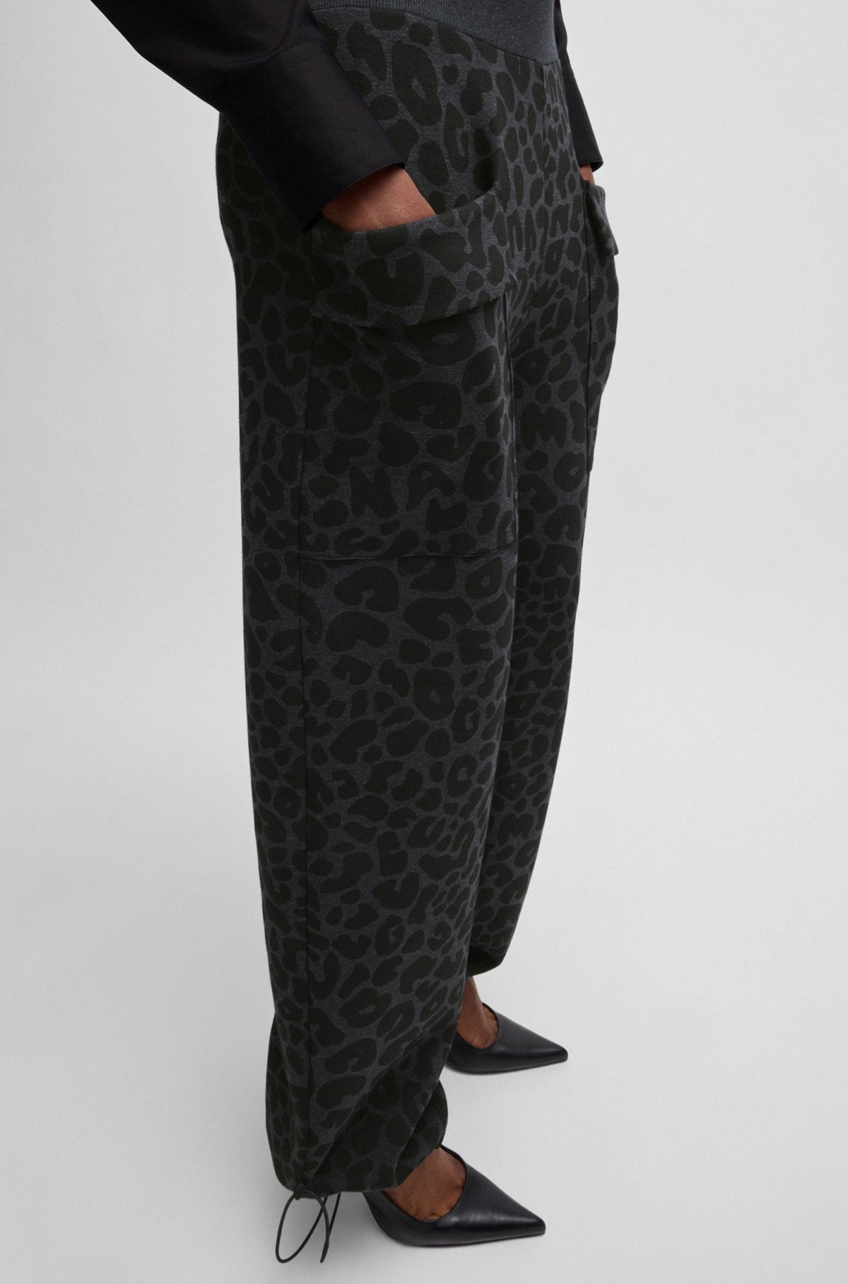 NAOMI X BOSS ANIMAL-PRINT TRACKSUIT BOTTOMS WITH ENERGEAR™ - 5
