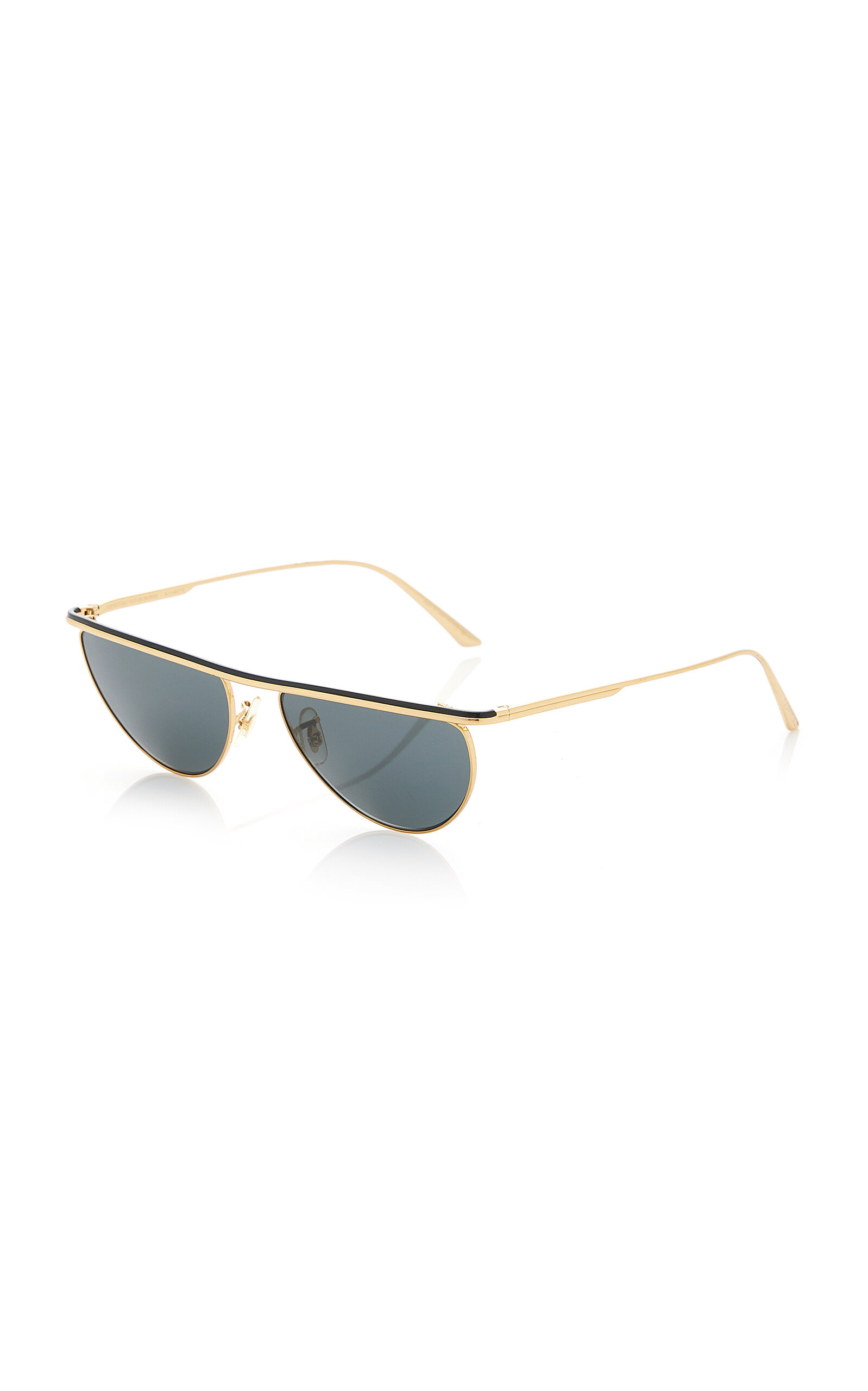 x Oliver Peoples 1984C D-Frame Metal Sunglasses black - 2