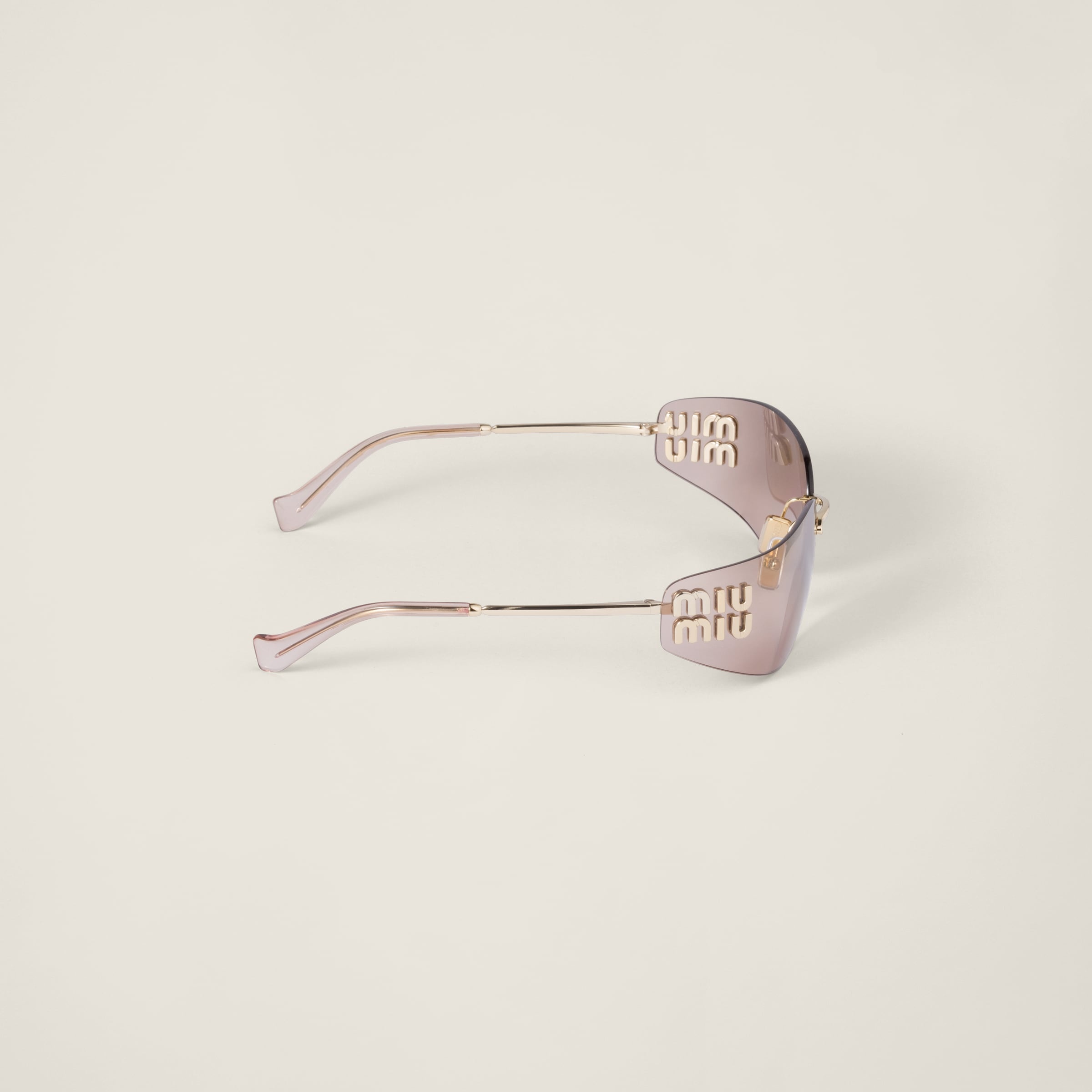 Miu Miu Miu Miu Logo sunglasses | REVERSIBLE