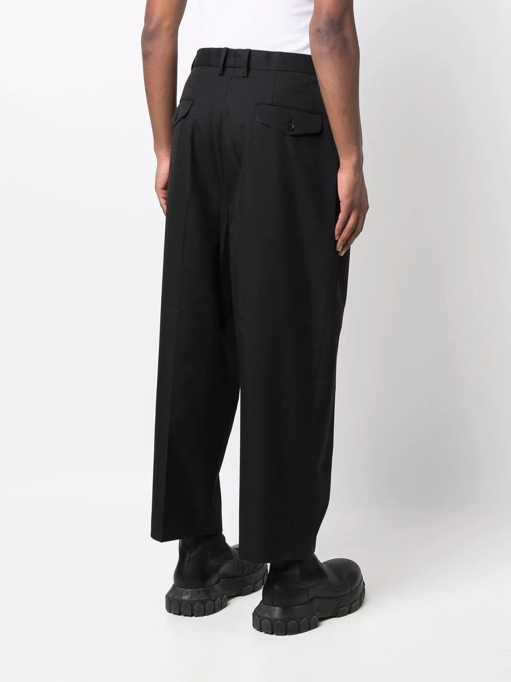 wide-leg tailored trousers - 5