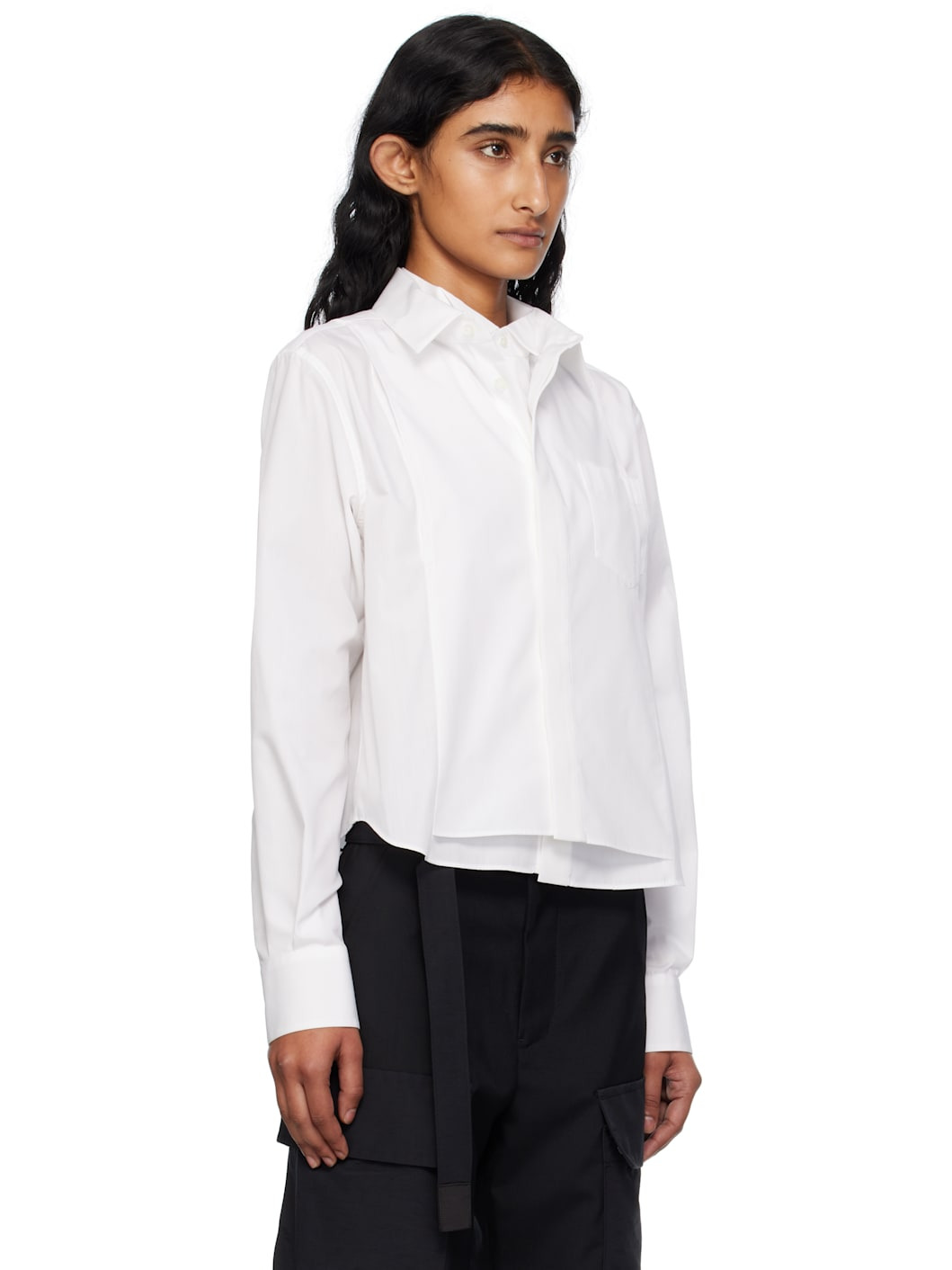White Poplin Shirt - 2
