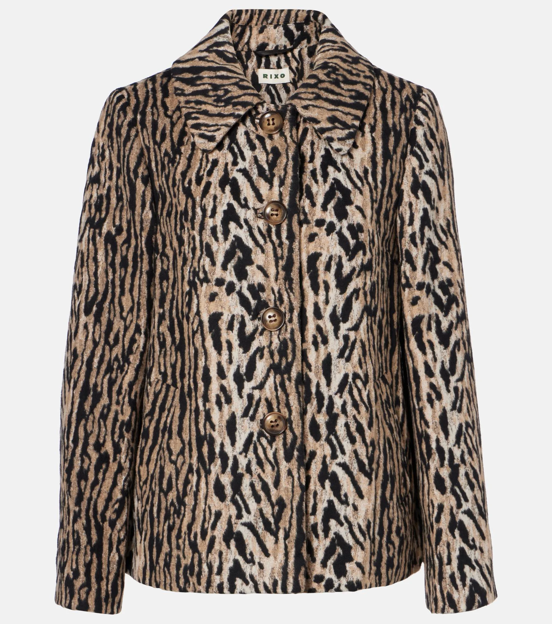 Leila leopard-print jacket - 1