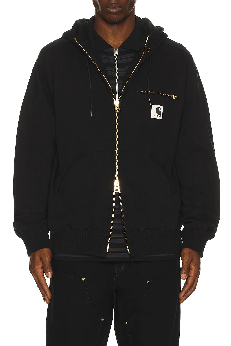 x Carhartt WIP Cotton Jersey Hoodie - 1