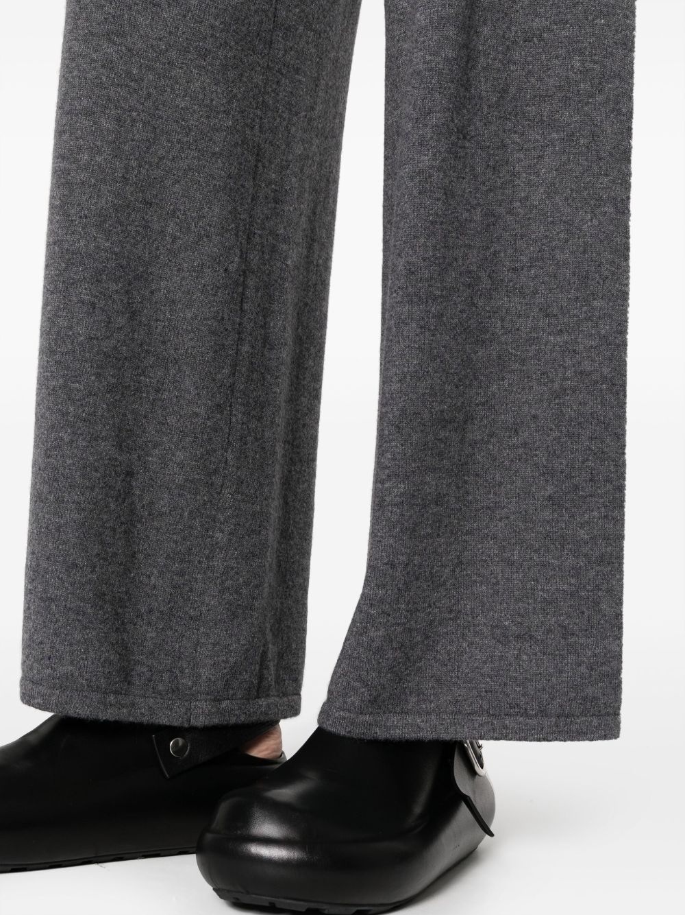 high-rise cashmere trousers - 5