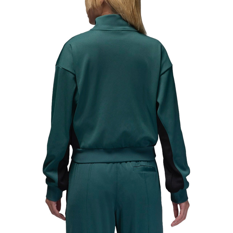 Jordan (WMNS) Air Jordan Knit Jacket Asia Sizing 'Dark Green' FV7105-366 outlook