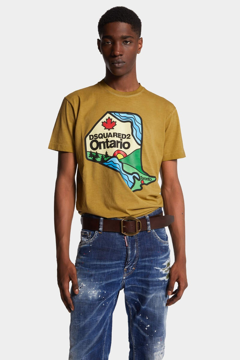 BEST FADE DYED COOL FIT MAP T-SHIRT 3