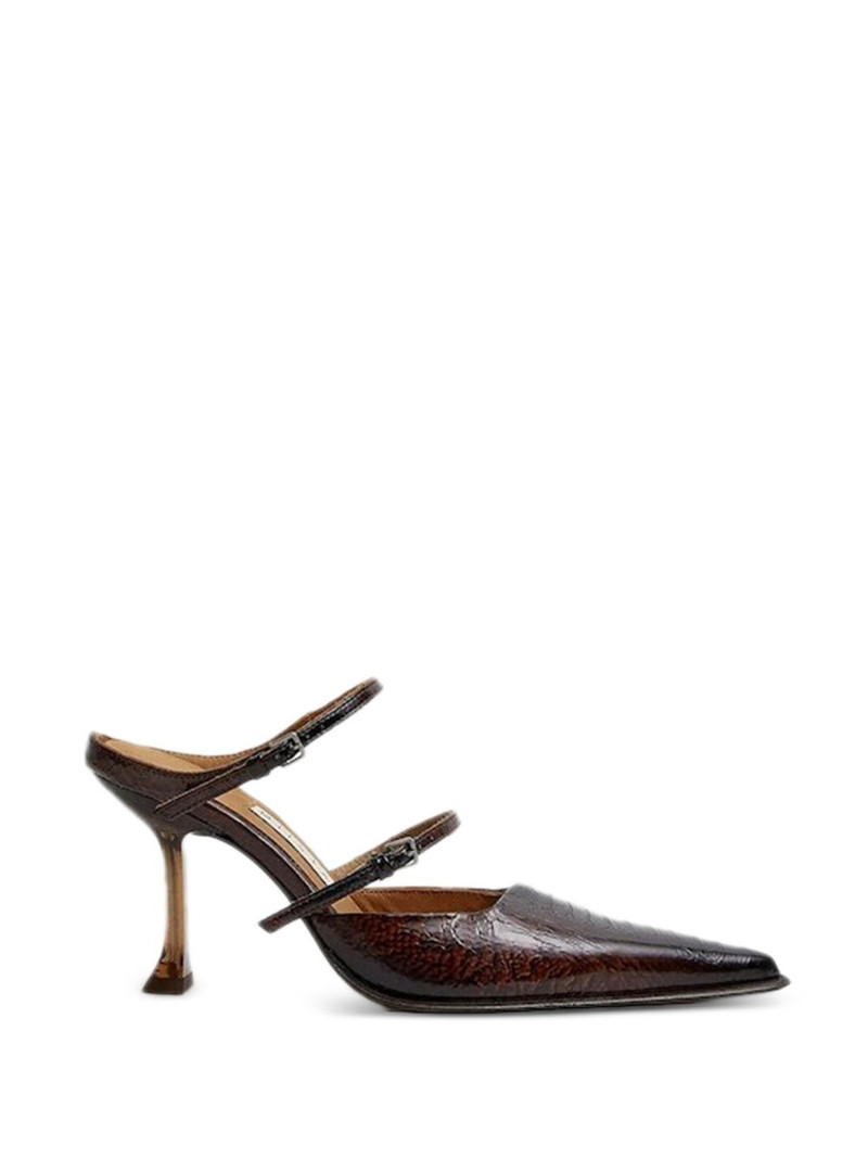 Shari double-strap pointed pumps 1